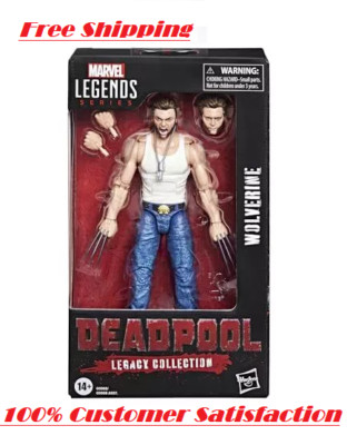 Marvel Legends Series Wolverine, Deadpool 2 Adult Collectible 6-Inch Action F...-image
