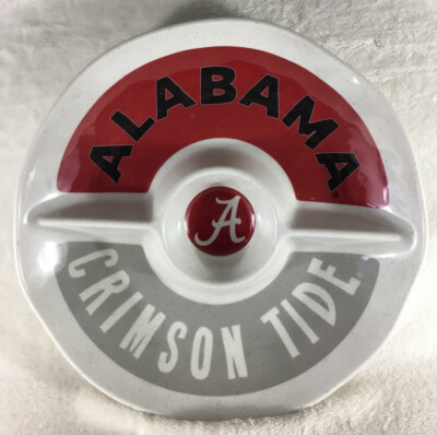 Alabama Crimson Tide Magnolia Lane Heavyweight Melamine Chip and Dip Tray-image