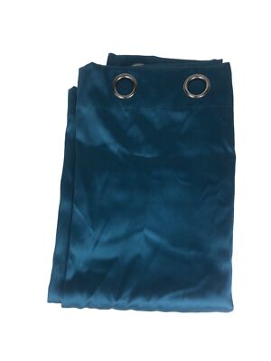 Sun Zero Oslo Theater Grade Extreme Total Blackout Grommet Curtain Panel In Teal-image