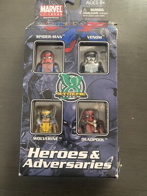 Minimates Marvel X-treme Toys Heroes & Adversaries Deadpool Wolverine -image