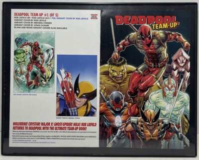 Deadpool Team-Up Wall Art Framed 11”x 14”-image