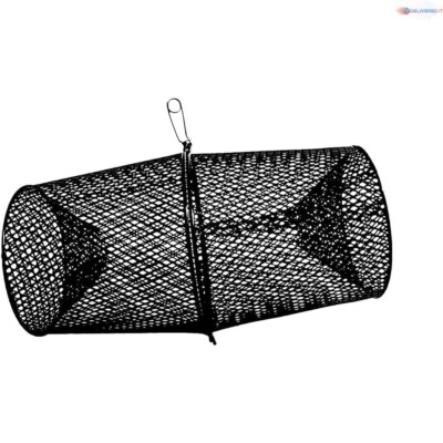 Torpedo Minnow Trap Heavy-Duty Steel Mesh Two-Piece Ideal for Fishing-image