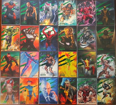 2022 Fleer Ultra Wolverine Green Foil Parallels-image