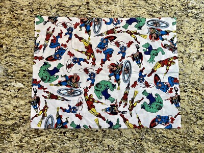 Pottery Barn Kids MARVEL Hulk Thor Ironman ￼Standard Pillowcase CoverNEW RETIRED-image