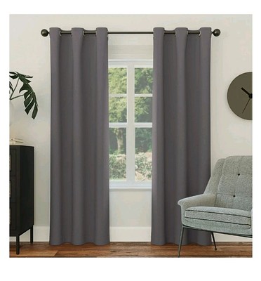 Sun Zero Easton Energy Saving Blackout Grommet Curtain Panel 40