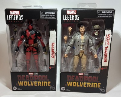 Marvel Legends Deadpool & Wolverine 6” Deadpool 6” Headpool with Marvel’s Logan-image