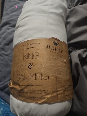 Duvet Cover Set Microfiber Bedding 3 Pcs King/Cal King White-image