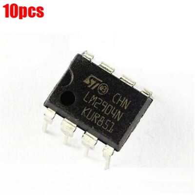 10Pcs LM2904 LM2904N Large Gain Low Power Dual DIP-8 ff-image