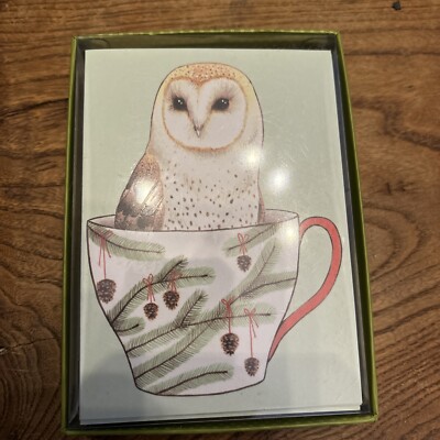 Madison Park greetings 10 Note Cards  Owl In Teacup-image