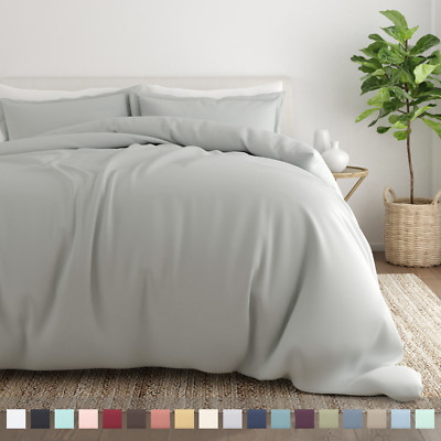 Duvet Cover  Soft Collection Luxurious Comfort Extra Soft by Kaycie Gray-image