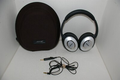 Bose QuietComfort 15 Qc15 Noise Cancelling Wired Headphones Good EARPADS TESTED-image