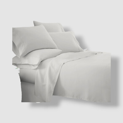 Ienjoy Home White Premium Luxury Soft 6-Piece King Sheet Set-image