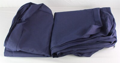 Wade Logan Babram 8 Piece Indoor/Outdoor Cushion Cover Set – Navy Performance-image