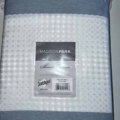 Madison Park Spa Waffle 3M-Scotchgard™ Shower Curtain, 72
