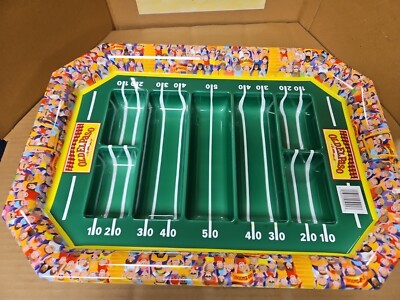 Vintage Old El Paso Solid Molded Plastic Football Field Taco Nacho Dip Tray-image