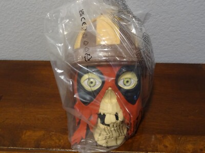 Deadpool and Wolverine Movie Popcorn Bucket AMC Exclusive Skull Head Marvel-image