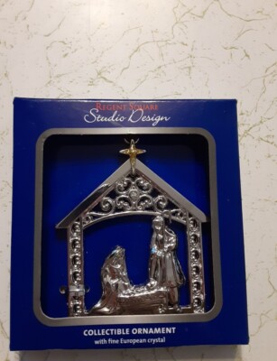 Regent Square Studio Design Collectible Ornament With Fine European Crystal NIB-image