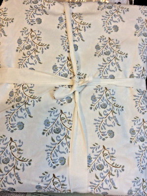 Pottery Barn Marigold Reversible Percale F/Q Duvet Cover NWT Full/Queen Multi-image