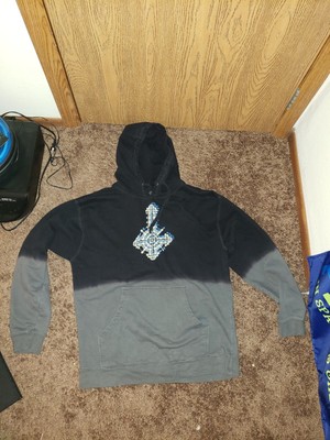 Pre Owned HotTopic Ghost Grucifix Dip-Dye Hoodie Size Large-image