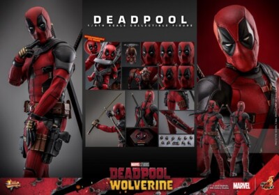 Hot Toys MMS746 1/6 Deadpool & Wolverine Collectible Action Figure Model Toy-image