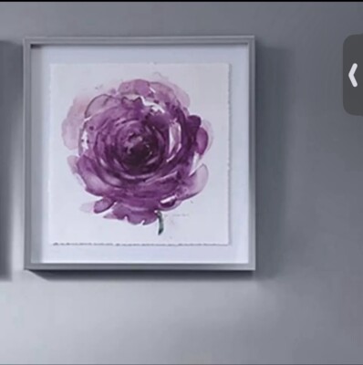 Madison Park Signature Purple Rose Wall Art-image