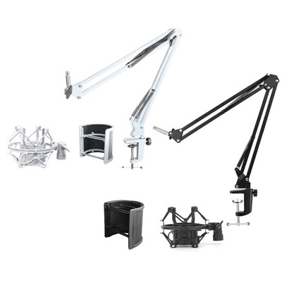 Metal Microphones Boom Arm Swivels for Studio and Live Streaming Applications-image