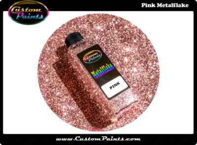 PINK Metal Flake 2oz Large - .015 Hex, Custom, HOK, Automotive plasti dip -image