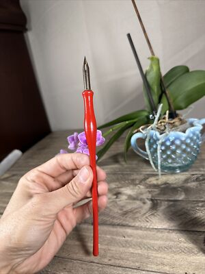 Antique Joseph Gillott’s Nib Large Dip Pen RARE #262 Excellent Shape-image