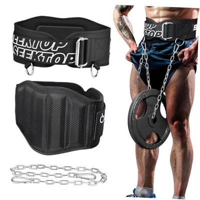 Dip Belt for Weightlifting - Quick Locking GYM Workout Weightlifting Belt -image
