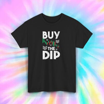 Buy the Dip Shirt Funny Crypto Trading Gift for Crypto Stocks Investors S-5XL-image