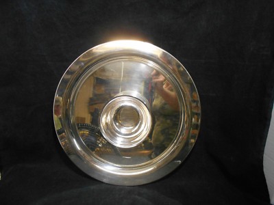 ONEIDA Silverplate Chip & Dip Tray Platter One Piece Large Serving Combo-image