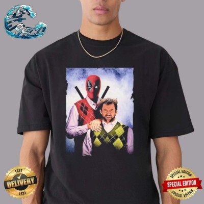 New Hot Deadpool And Wolverine Step Brothers T-Shirt-image
