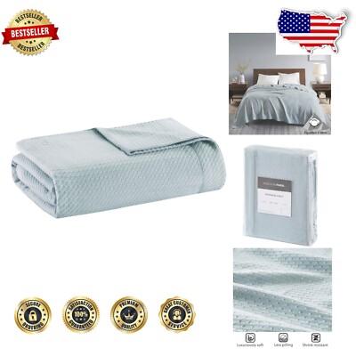 Premium Lightweight Egyptian Cotton Blanket - Ideal for Napping and Relaxation-image