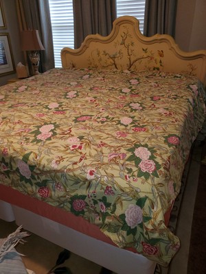 POTTERY BARN QUEEN DUVET/ 3 SHAMS (2 STD &  1 EURO) IN 