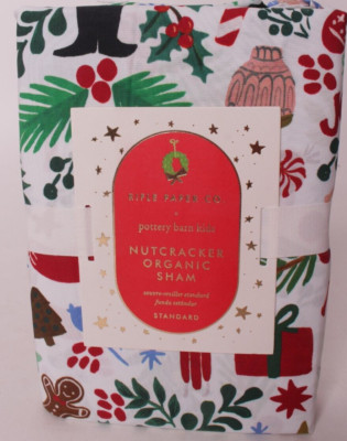 Pottery Barn Kids Rifle Paper Co. Nutcracker Organic standard sham (for duvet)-image