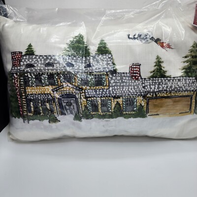 Pottery Barn National Lampoon's Christmas Vacation light up Lit Lumbar pillow-image