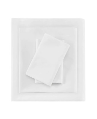 Sateen Sheet Set -Split King 7pc set -600 thread count, 100% Pima Cotton -White-image