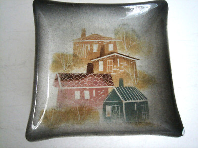 Sascha Brastoff Studio Art Pottery Dish Handcrafted Mid-Century Modern Calif USA-image