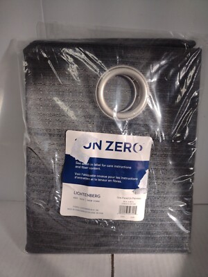 Sun Zero Cooper Textured Grommet Top Darkening Curtain 1 Panel 40