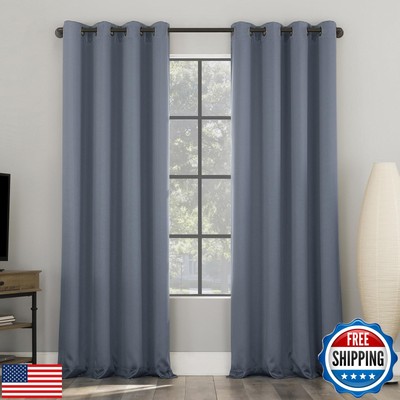 Sun Zero Nordic 2-Pack Theater Grade Noise Reducing Extreme 100% Blackout Gro-image