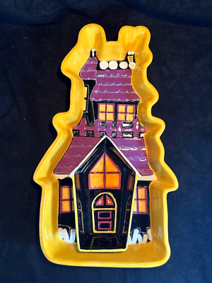 Style Eyes by Baum Bros. Halloween Collection Haunted House Chip & Dip Tray-image