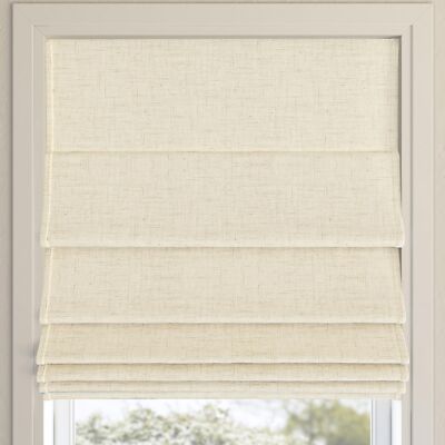 Sun Zero Seraphina Textured 100% Blackout Cordless Roman Shade 31