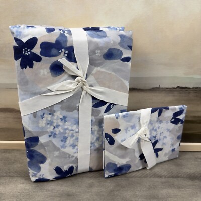 Pottery Barn Rebecca Atwood Blossom Duvet Cover Full/Queen+1 Standard Sham NWOT-image