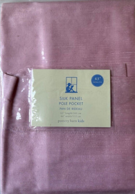 Pottery Barn Kids Sailcloth Panel Pole Pocket Curtain 63