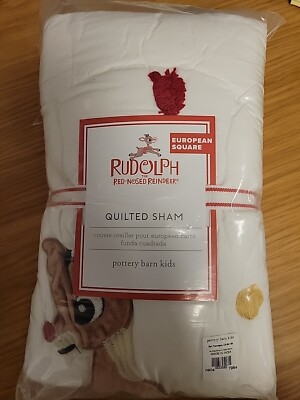 Pottery Barn Kids RUDOLPH Euro Sham- 26