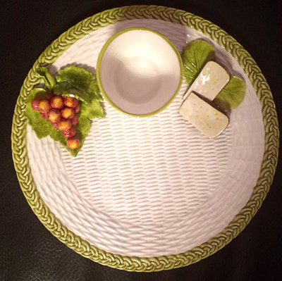 MANE LION chip & dip basket weave grape and cheese 12.5