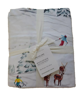 Pottery Barn Whistler Run KING Duvet Cover NEW-image