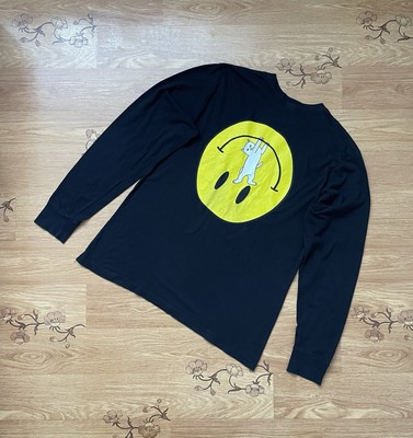 Rip N Dip Smile Face Nermal Black Long Sleeve Sweatshirt -image