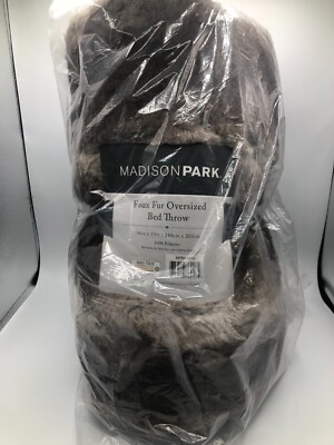 Marselle Faux Fur Oversized Bed Throw-image