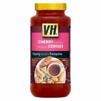 3x VH Cherry Flavour Dipping Sauce LARGE Size 341ml/ 11.5oz- From Canada FRESH!-image